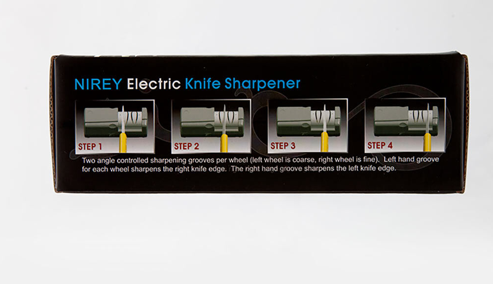 Nirey KE198 – Recreational Electric Knife Sharpener Box Instructions
