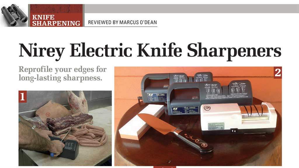 Nirey Electric Knife Sharpeners product review