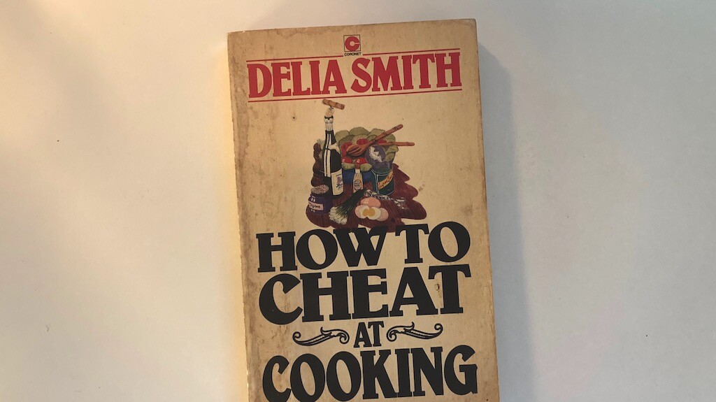 How to Cheat at Cooking - Book cover by Delia Smith